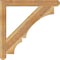 Ekena Millwork Balboa Craftsman Rough Sawn Bracket, Western Red Cedar, 4"W x 40"D x 40"H BKT04X40X40BOA04RWR - alternate 4